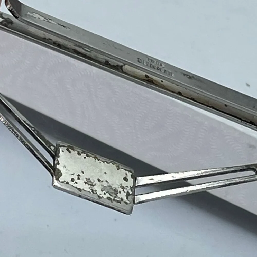Vintage “Klik It” tie bar “True silver Plate”